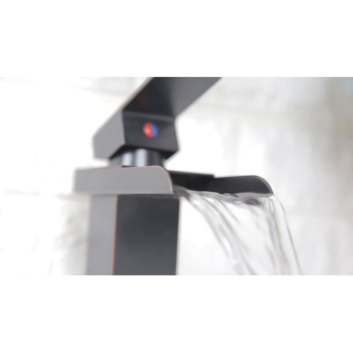DFI Waterfall Single Hole Bathroom Faucet & Reviews Wayfair
